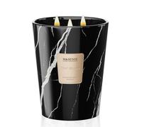 M&SENSE Candela Profumata Grande in Vetro 990g, Legno di Oud, 150h Combustione & 3 Stoppini, Cera Soia Naturale, Aromaterapia Rilassante, Regalo Festa Mamma, Vaso Marmo Moderno, Home Scented