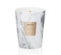 M&SENSE Candela Profumata Grandi 400g Notte Estiva, 75H Dura, Cera di Soia Non Tossico Aromaterapia Candele, Marmo Design Vetro Room Decor, Regalo di Lusso per Donne/Compleanni/Natale, Home Scented