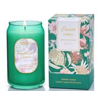 M&SENSE Candele alla Soia 280g in Vetro - Legno Sandalo Gelsomino, 60H Combustione, Cera Soia Naturale Candela Non Tossico, Aromaterapia Relax, Regalo di Lusso per Donne & Mamma