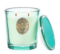 M&SENSE Candele alla Soia 560g Lino Fresco - 110H Combustione, Vetro Non Tossico, Aromaterapia Candela per Relax, Regalo di Lusso per Compleanni/Festa della Mamma