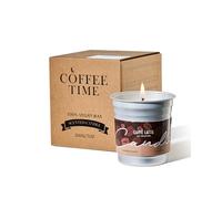 M&SENSE Candele Profumate al Caffè Latte e Biscotto, 200g | Aroma Barista per Casa/Bar | Bruciatura Lunga 48 Ore | Regalo Chic per Anniversari o Matrimoni