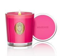 M&SENSE Candele Profumate alla Soia 290g Rosa Litchi | Bruciatura Lunga 55 Ore | Vetro Non Tossico | Aromaterapia Rilassante | Regalo di Lusso per Compleanno/Festa della Mamma