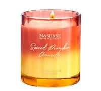 M&SENSE Candele profumate di soia alla zucca speziata, naturali e non tossiche, candele autunnali 300 g 60 ore a lunga durata a combustione lenta, regalo donna compleanno, decorazioni per la casa