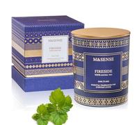 M&SENSE Candele profumate Fireside per uomo, candela di soia maschile per casa profumata, San Valentino, Festa del Papà, regalo di inaugurazione della casa