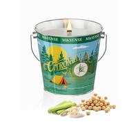 M&SENSE Candele Profumate Soia Citronella Verbena Rosa | Essenza Floreale e Citrus, 220 Ore di Combustione Lenta, Candela Naturale per Matrimoni, Regali Sostenibili e Aromaterapia Domestica