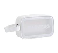M Set beauty case con borsa per il trucco da viaggio multifunzionale impermeabile PVC borse specchio, bianco, taglia unica