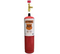 M Shop Italia R290 bombola 370 gr. per ricarica Frigoriferi asciugatrici cantinette + rubinetto uscita 1/4 Maschio