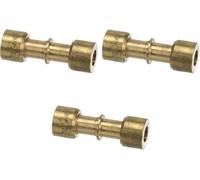 M SHOP ITALIA Raccordo Giunto in Ottone 3,2NK Ms, L13000582, 3,2mm, Set da 3 Pezzi, Compatibile con Pinza Lokring HMRK-V e HMRK-L