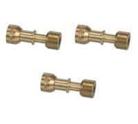 M SHOP ITALIA Raccordo Riduzione in Ottone 7/6 NR Ms, L13000639, da 7 a 6 mm, Set da 3 Pezzi, Compatibile con Pinza Lokring HMRK-V e HMRK-L