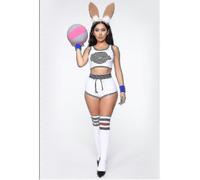 (M)Space Lola Bunny Rabbit Cosplay Costume Rabbit Bunny Jam per donne e ragazze_1