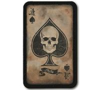 M-Tac Ace of Spades Death Card Tactical Morale Patch Army Combat Hook Fasteners Stampa (Coyote/Nero)