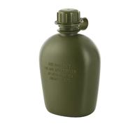 M-Tac Borraccia militare da 1 l, senza BPA, resistente, per esterni, campeggio e sopravvivenza, leggera, lavabile in lavastoviglie, adatta al microonde, verde oliva