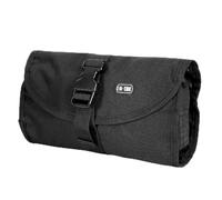 M-Tac Beauty case da viaggio - Borsa da bagno robusta e impermeabile in poliestere 600D con rivestimento in PVC, compatta e spaziosa, colore nero