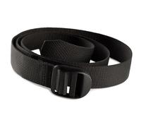 M-Tac Cinghia di compressione regolabile resistente in nylon da 25 mm, cinghia universale per zaino, outdoor, trekking, campeggio, sistema tattico MOLLE, nero, 130 cm