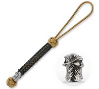 M-Tac - Cordicella per coltello con teschio, con perline, cordino paracord, per coltello tattico - Ninja (Coyote)