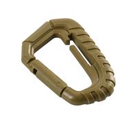 M-Tac Moschettone a moschettone tattico in plastica piccolo (Coyote)