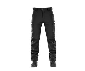 M-Tac Pantaloni tattici softshell da uomo invernali, pantaloni cargo militari caldi, impermeabili e antivento, pantaloni termici outdoor traspiranti con pile, pantaloni da trekking softshell, nero, XL