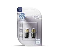 M-Tech BOMBILLAS LED BLANCO 12V P21/5W BAY15D