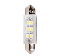 'M-Tech l091 W lampada LED C5 W 41 mm 6 x SMD3528 12 V, Set di 10