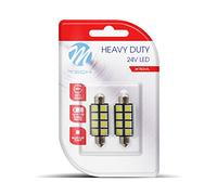 'M-Tech lb9327 W Blister 2 x LED C5 W 41 mm 24 V 8 X SMD5050 CANBUS