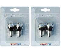 M-Tech PTZCH19-02B Powertec P21W S25 12V 21W BA15S (Confezione da 2)