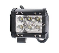 'M-Tech wlo601 Faro Barra Led Doppia Fila e supporto inferiore, 18 W 4 "