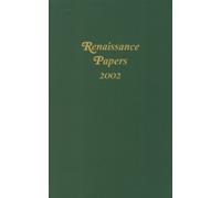 M. Thomas Hester Renaissance Papers 2002 (Copertina rigida) Renaissance Papers