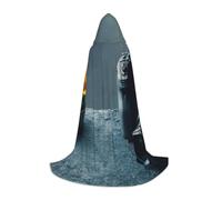 M Unisex 3D Graphics Universo Space Print Capo Costume con cappuccio per