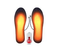 (M) USB Electric Heated Insole Warm and Comfortable Foot Warmer Washable Adjustable Size Men's Women's Outdoor Sports