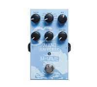 M-VAVE Reverb - Pedale per chitarra, effetto digitale, 9 modalità, per camera, hall, shimmer, lofi, primavera, Bloom, Swell, Plate, Cloud Selection per chitarra e basso, effetto riverbero
