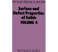 M W Roberts Surface and Defect Properties of Solids (Copertina rigida)