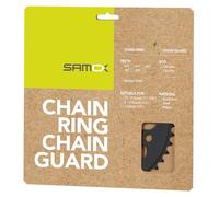 Ingranaggio e-bike SAMOX 46T in acciaio nero, BCD 104mm