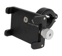 M-WAVE Bike Mount al, Supporto per Smartphone Unisex-Adulto, Nero, 60-95 mm