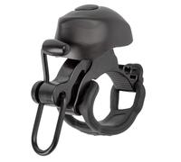 M-WAVE Bella S-Fit Flex - Mini campanello per bicicletta, con cinturino in gomma