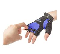 M-WAVE Bicycle Gloves Glovers, with Gel Padding, Size: XL, On Card, 5 Pairs in PE-Bag (Assorted 2 X Silver/Black, 2 X Red/Black, 1 X Blue/Black)