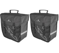 M-Wave Borsa portapacchi Amsterdam Single, nera, 18 l (Confezione da 2)