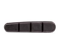 M-WAVE Bpr-Insert-RR, Pastiglie di Ricambio per Pattini del Freno. Unisex-Adulti, Nero, Länge: 72 mm