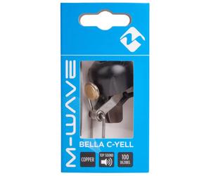 M-wave Campanello Da Bicicletta Bella C-yell Matt Black