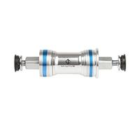 M-WAVE Carousel BB BSA Sq, Movimento Centrale Compatto Unisex-Adulto, Argento/Blu, für 68mm Gehäuse, L1: 122.5mm, L2 28.5mm
