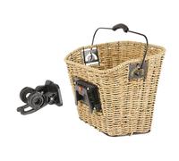 Cestino manubrio in seagrass M-Wave 35x25x26 cm con supporto clip
