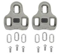 Tacchette Exustar Grigie Compatibili Look Keo 7° con Materiale di Fissaggio Incluso