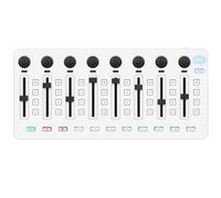 M-WAVE Controller MIDI Wireless Mixer, Controller MIDI USB portatile Bluetooth Mixer con 8 attuatori di controllo assegnabili, 8 manopole, batteria ricaricabile. Integrazione con DAW popolari (mixer
