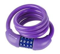 M-WAVE DS 12.10 S, Serratura Cavo a Spirale Unisex-Adulto, Viola