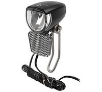 M-WAVE Dynamo Headlight Apollon D 30, 30 Lux, 6V/2.4W, with Removable Reflector, with Bracket, with German Approval No., Am