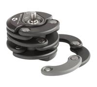 M-Wave - F 600 D Faltschloss - Lucchetto per bicicletta 60 cm grigio