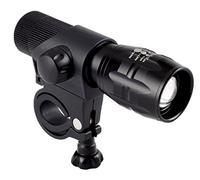 M-WAVE Head Light, Black Housing, with 1 White 3 Watt-LED, 3 Functions, W/Batteries, W/Bracket, W/O Approval No., Blister Packing