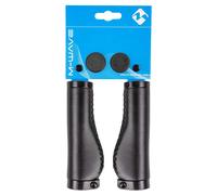 M-wave Manopole Cloud Buff Fix Black Leather / Black Anodised