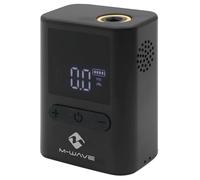 M-WAVE - Mini pompa elettrica per bicicletta, con display LCD, 100 psi/7 bar