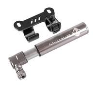 M-WAVE Mini Pump Miniatair, Only 120 Mm And 68 G, for Fv And Av, Max. 90 Psi / 6.2 Bar, with Bracket, On Card