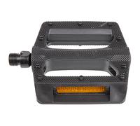 M-WAVE MTB/BMX Pedal Steady K6, 101 X 106 X 26.4 Mm, Black, W/Reflector, with German K-Mark, On Card